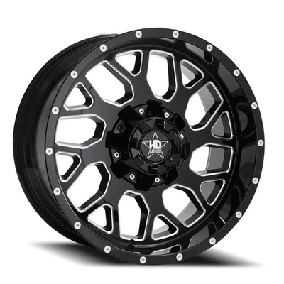 Rueda fresada negra brillante 18x9 Luxxx HD LHD8 5x4,5-5 (6 mm) Foto 1 de 4