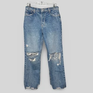 Free People We The Free Tapered Baggy Boyfriend Jeans Distressed Größe 28 - Bild 1 von 6
