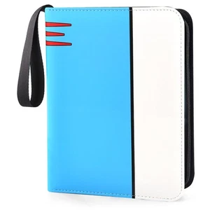 Card Binder 4 Pocket, Collectible Trading Card Albums Fits 400 Cards with 50 ... - Picture 1 of 7