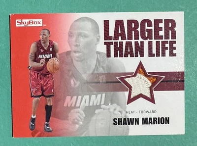 Shawn Marion 2008-09 Skybox Larger Than Life 2 COLORES JUEGO USADO/25 EX Foto 1 de 2