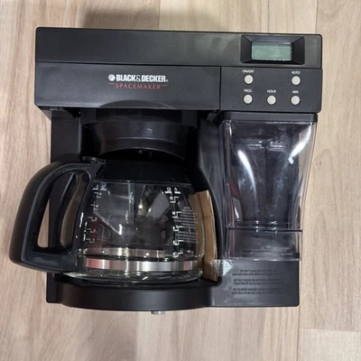 BLACK & DECKER Spacemaker Black Coffee Maker Under Cabinet Space Saver - NEW - Image 1 of 3