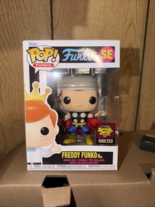 Funko Pop Freddy Funko as Thor LE 4000 - Blacklight Battle 2022 w/Protector - Picture 1 of 5