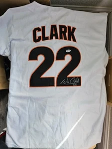 Will Clark Large Autograph Sf Giants Jersey PSA/ DNA COA - Picture 1 of 2