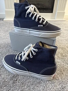 Patín de lona Vans Hi Top Trainer’s Uk5 azul marino para mujer - Imagen 1 de 17