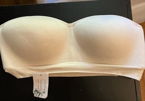 Auden NWT Push-Up Seamless Bandeau Bra Strapless Size XL Soft Petal Pink - Picture 1 of 6