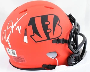 Boomer Esiason Autographed Bengals Rave Speed Mini Helmet- Beckett W Hologram - Picture 1 of 3