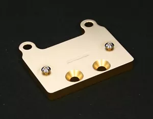 Accutronix POLISHED Billet Regulator Mount, SHOVEL & EVO (Brass Pictured) - Picture 1 of 1