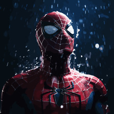 Spiderman einzigartiges Premium gerolltes Poster/Kunst (14""x11"")