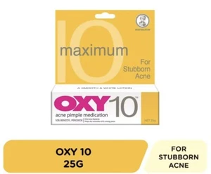 2 Packs 25g:Oxy 10 Acne Treatment Lotion Benzoyl Peroxide 10% - Picture 1 of 4