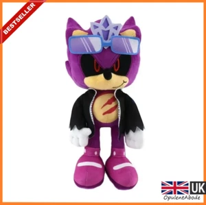 Sonic The Hedgehog Super Scourge Plushie Stuffed Games Cartoon Kid Toy UK 30cm🟣 - Picture 1 of 2