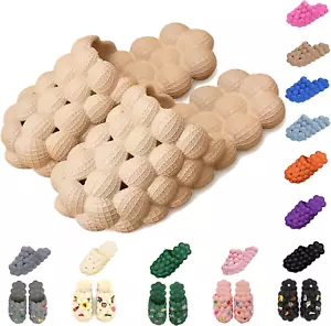 Bubble Slides Slippers for Women Men,Funny Massage Slippers,Golf Ball Slides,Clo - Picture 1 of 12