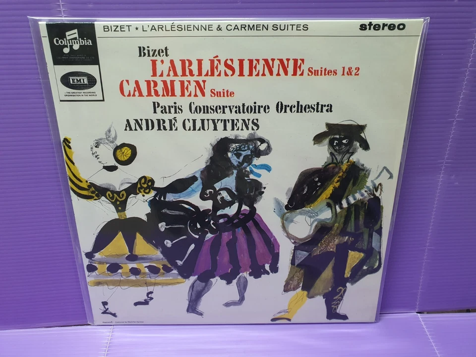 ANDRE CLUYTENS BIZET CARMEN L'ARLESIENNE COLUMBIA SAX 2566 TESTAMENT 180G SEALED - Image 1 of 2