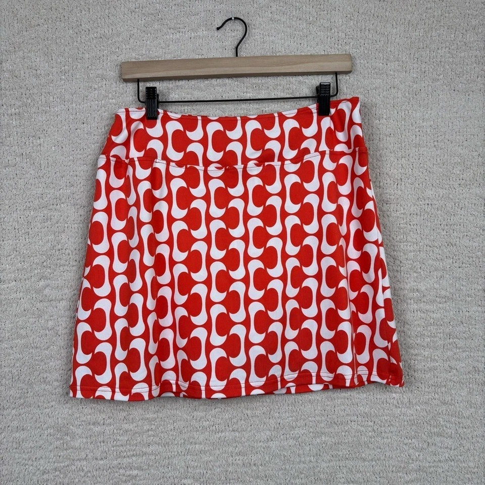 Skort Golftini Feminino XL Multicolorido Sunrise Sunset Short Tênis de Golfe Pickleball - Imagem 1 de 4