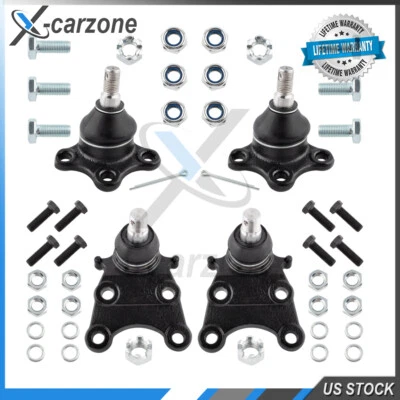 Juego de 4 rótulas inferiores superiores de suspensión delantera para Honda Passport 1996-2002 Foto 1 de 4