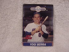 BEAUTIFUL Yogi Berra 1990's Line Drive Collect A Books Card, New York Mets, MINT