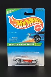 1996 Hot Wheels Treasure Hunt Series '58 Corvette Limited Edition  Real Riders  - Picture 1 of 14