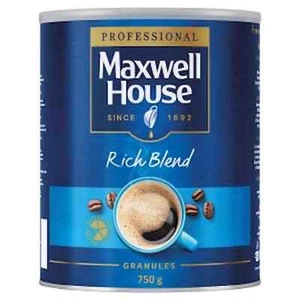 Maxwell House Rich Blend Coffee Granules 750g Tin, Instant Coffee - Picture 1 of 1