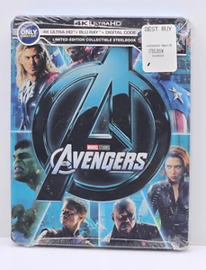 Avengers (4k Ultra HD + Blu-ray) Steelbook Factory Sealed - Best Buy Exclusive - Imagen 1 de 11
