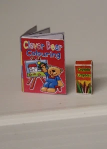 DOLLS HOUSE ( Handcrafted Colouring Book & Crayons - Picture 1 of 3