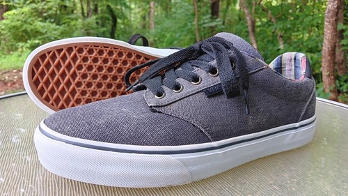 Scarpe da skateboard uomo VANS grigio in tela misura 9 5
