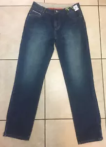 Jeans da donna Boden in denim con tasca Petite taglia 10 gamba UK 32" NUOVI* blu medio - Foto 1 di 5
