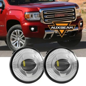 AUXBEAM LED Fog Light For 07-13 Chevy Avalanche Suburban Tahoe GMC Yukon Sierra - Picture 1 of 12