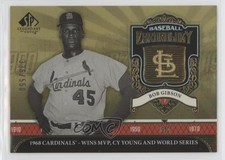 2006 SP Legendary Cuts Baseball Chronology /550 Bob Gibson #BC-BG HOF