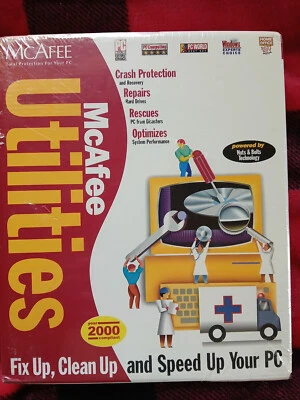 McAfee Utilities Nuts & Bolts Factory Sealed for Windows 95/98 NEW! - Image 1 of 4