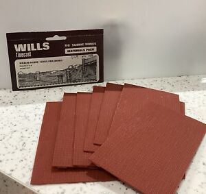 Wills Scenic Series Brickwork - English Bond SSMP227- OO” Gauge;Individual Sheet