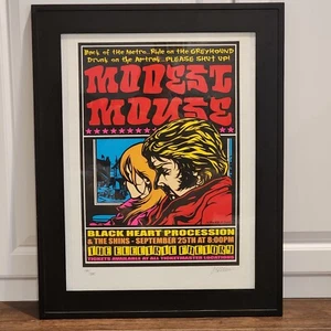 Modest Mouse Concert Poster 2000 Philadelphia Jermaine Rogers Signed Numbered LE - Picture 1 of 10