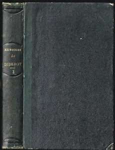 Mémoires Correspondance Ouvrages inédits de DIDEROT confié à GRIMM 2è Éd 1834 T3 - Imagen 1 de 12