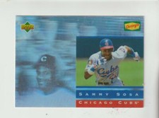 1996 Upper Deck Denny's 3D #26 Sammy Sosa card, Chicago Cubs legend