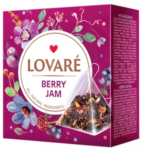 LOVARE Flower Tea "BERRY JAM" 15 Pyramids Made in UKRAINE Feel The Love - Bild 1 von 1