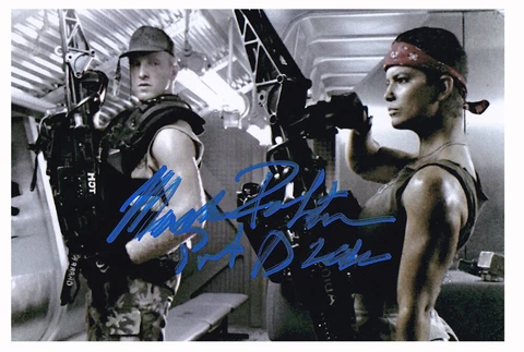 Mark Rolston Signed Autograph Aliens Drake 4x8 Card COA Cover