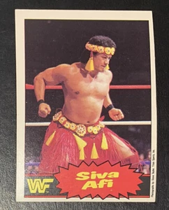 Siva Afi RC 1985 O-PEE-CHEE OPC WWF Wrestling Stars Series 2 #34 - Picture 1 of 2