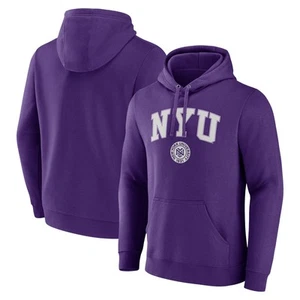 Men's Purple NYU Violets Campus Pullover Hoodie - Picture 1 of 3