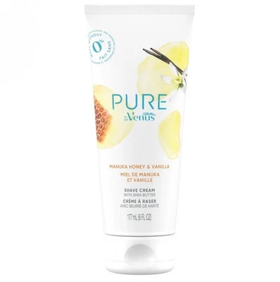 Luxurious Shaving Cream with Manuka Honey & Vanilla, Hydrating 6oz Tube - Image 1 of 4