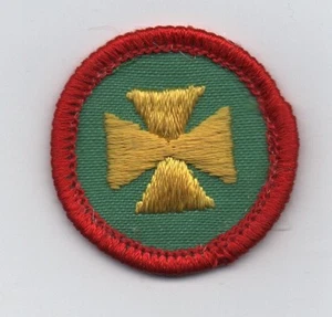 First Aid, Junior GS Proficiency Badge, Plastic Gauze Back (1980-99) - Picture 1 of 1