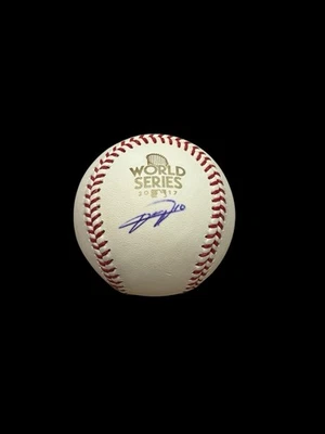 Yuli Gurriel Signed Yulieski 2017 World Series Baseball Schwartz Sports COA - Image 1 of 4