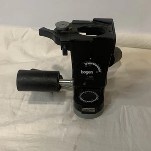 Manfrotto Bogen Tripod Head Model #3047 Pan Tilt 3-Way Video Camera Italy - Picture 1 of 4