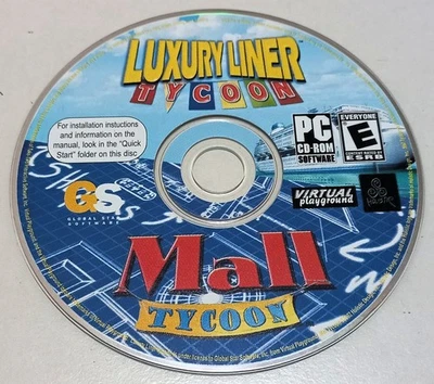 Luxury Liner and Mall Tycoon PC Game CD Rom - Image 1 of 3