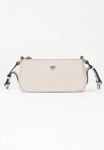 PINKO Borse Donna Beige Borsa mini Borsa a tracolla MINI HALF MOON BAGUETTE Autu - Imagen 1 de 5