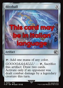 MTG BLITZBALL FOIL EXC - BLITZBALL 254 - FIN - MAGIC - Picture 1 of 1