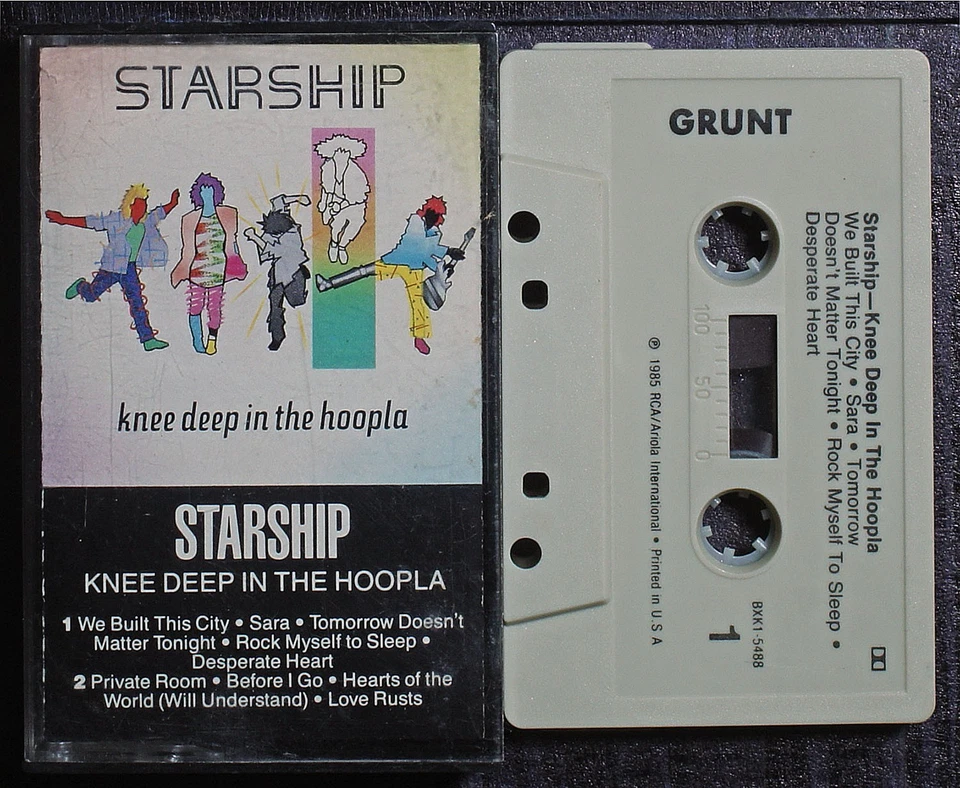 Starship - Knee Deep In The Hoopla - MC Cassette [NH20055] USA Foto 1 de 4