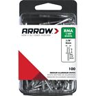 (20-100/pk)-Arrow 1/8" x 1/4" Aluminum Rivet metal, aluminum, fabrics. RMA1/8IP