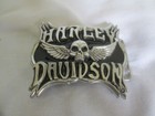 Rare Official 2007 HARLEY DAVIDSON 3-D Willie G. Skull & Wings Belt Buckle  USA