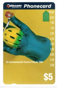 🔥 1994 Telecom Commonwealth Games Canada Cycling $5 Used 🔥 - Picture 1 of 1
