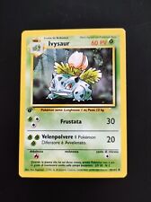 carta pokemon Ivysaur 30/102 prima edizione set base Italia