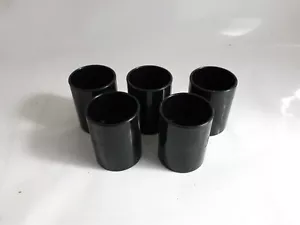 5 x 43mm Solvent Weld Waste Straight Coupler Black Pipe Coupling Connector 40 - Picture 1 of 4