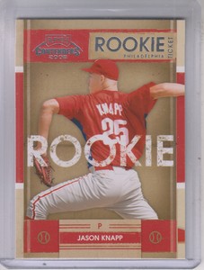 2008 (PHILLIES) Playoff Contenders #27 Jason Knapp